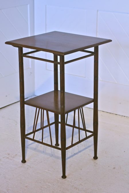A desirable ebonised Late 19th Century occassional table after a design by E W Godwin. The value of decorative antiques, like this table, are rising in-line with the increasing demand for such pieces.