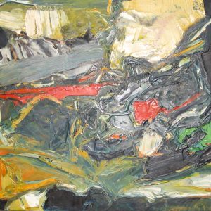 This small but highly desirable abstract landscape was discovered during a house contents valuation for probate. It was painted by one of India's foremost contemporary artists, Syed Haider Raza.